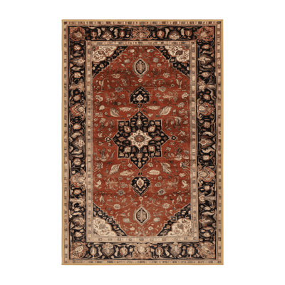 Tapis brun lavable à la machine