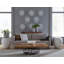 River Stone table d'appoint en gel blanc