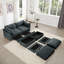 Canapé modulaire modulaire avec rangement et repose-pieds-194052600