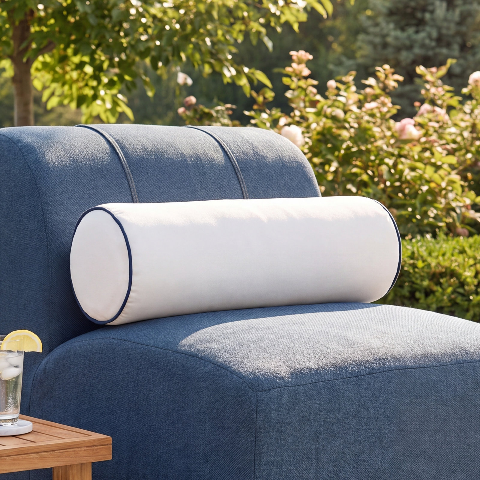 Rivie Indoor/Outdoor Throw Pillow