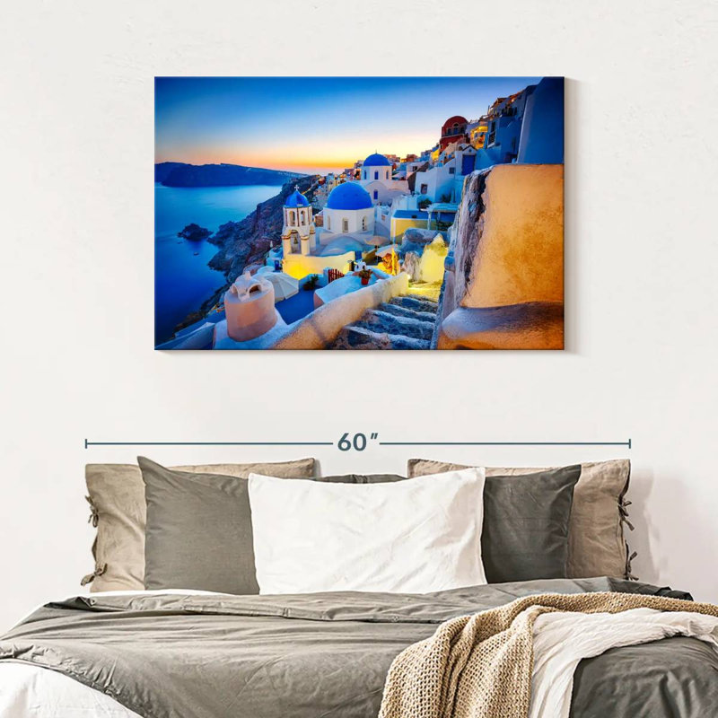 Ravi Dusky Oia, 30" H x 45" W