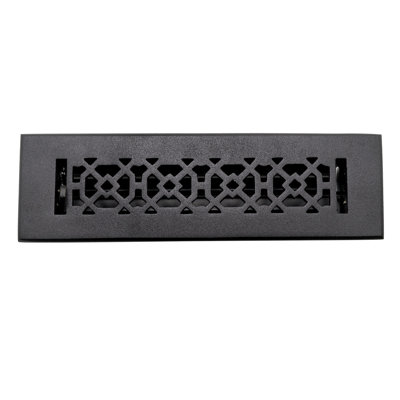 AIR SUPPLY 2"x12" Duct Size (Overall 3-3/4"x 13-3/4") with Detachable Steel Metal Louvre | Powder Coated