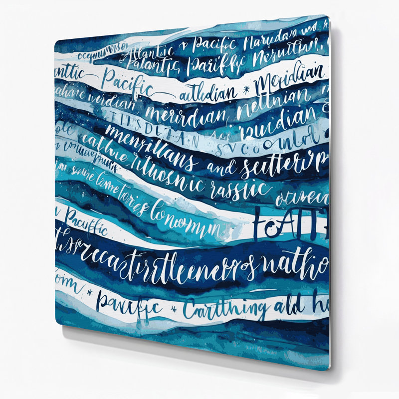 Art nautique bleu, art nautique, H 16 po x l 16 po