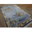Tapis luxueux en velours de soie bleu clair