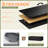 63" Long Tv Stand & Dresser With 12 Fabric Storage Drawers, Charging Ports & Led Lights-1706699329