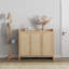 Armoire de rangement pour chaussures Chada 30 paires avec 3 portes et tablettes réglables Chada-110438747