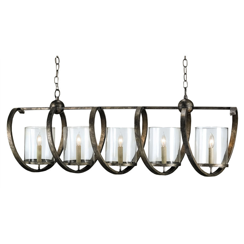 Maximus 5 - Light Pyrite Bronze Kitchen Island Pendant