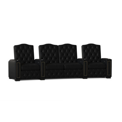 Regal HR Series Curved Home Theater Row Seating (Row of 4) by Winston Porter