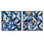 Dagney - Ensemble de 2 collages de formes carrées abstraites-101846266-101846267