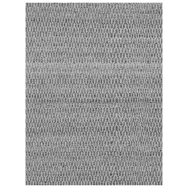 Mantra Chevron Area Rug in Gray, Rectangle 10' x 14'