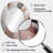 Pink Rosegold Circle Complexity I - Abstract Oval Decorative Mirror On Metal-1833150430