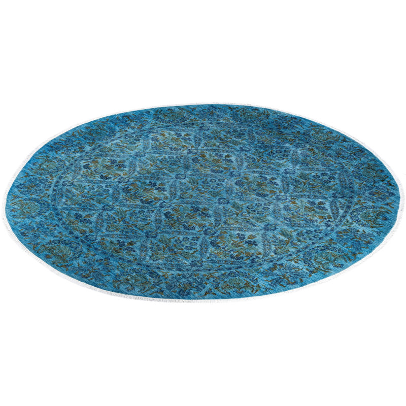 Kleah One-of-a-Kind 8' 1" X 8' 1" Hand Knotted Area Rug