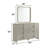 Aria Elegant Beige Framed Mirror Made With Wood(Includes Only Mirror)