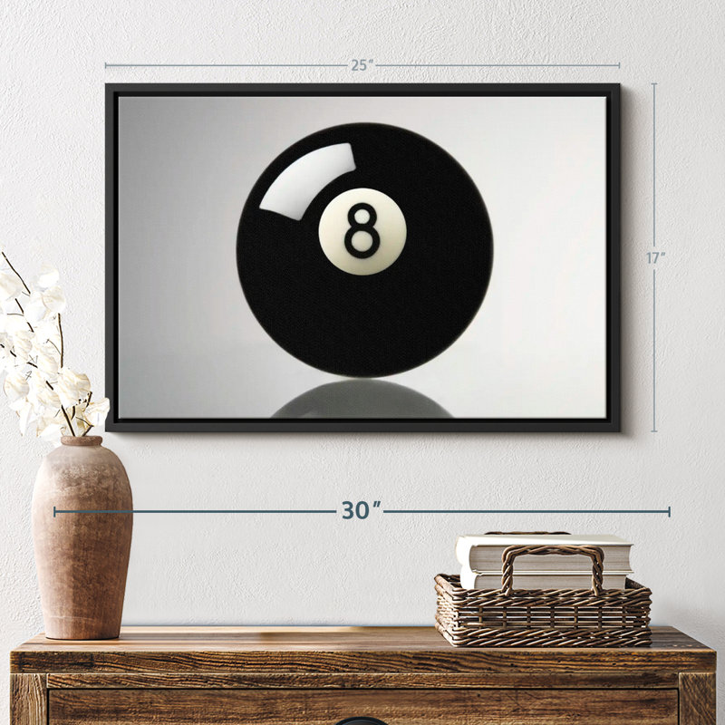 «Pool Ball», reproduction sur toile, H 17 po x l 25 po