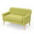 Decato Mid-Century Modern Tufted Loveseat Sofa with Birch Wood Legs-1011199599-1010316491