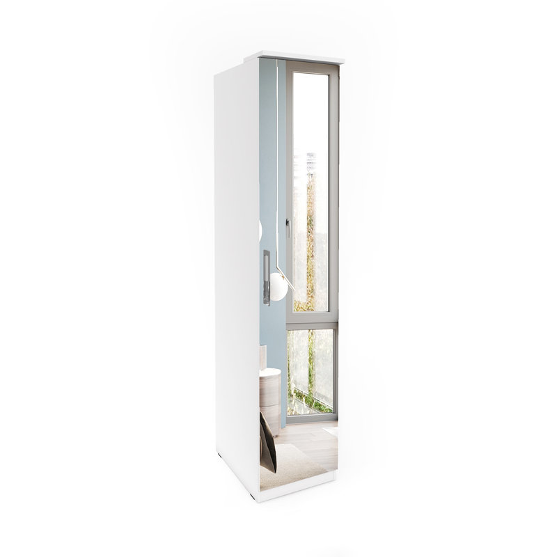 Laerica 1 Door Manufactured Wood Wardrobe