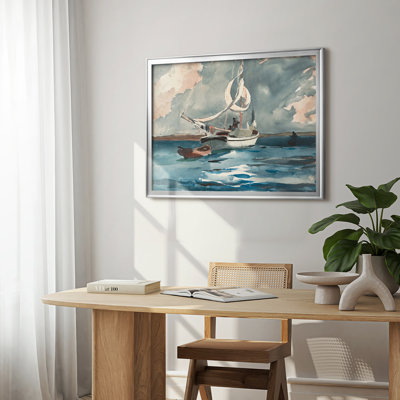 Sloop, Bermuda-Winslow Homer-Framed Gallery Wrapped Canvas-1899