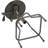 Backed Adjustable Height Ergonomic Industrial Stool Footring