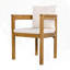 Ensemble de 7 chaises d'extérieur en bois d'acacia avec coussins