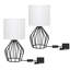 Lampe de table en métal Bertille-972819521