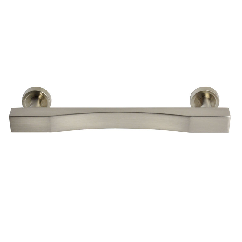 Poignée barre 5 1/16 po Arc, Nickel satiné
