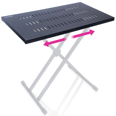 Utility Table Top ONLY for X Style Keyboard Stands and Z Style Piano Stands