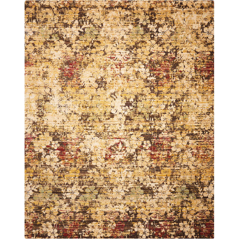 Denoila Floral Indoor Rug, Rectangle 7'9" x 9'9"