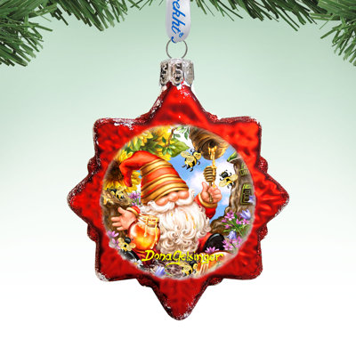 3.5'' Glass Food & Beverage Holiday Shaped Ornament