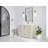 Boston 42 In. W X 22 In. D Single Sink Bathroom Vanity In Fine Grain With 2 In. Onyx Quartz