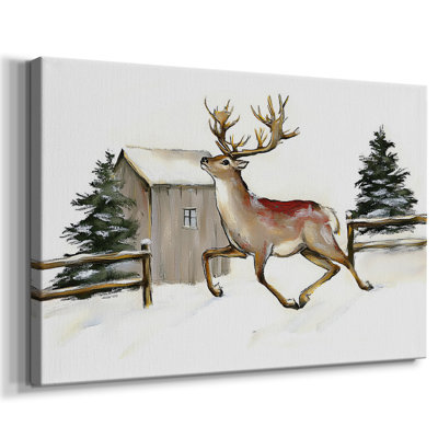 Christmas Holiday Art III- Gallery Wrapped Canvas-XCI