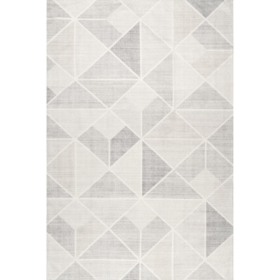 Elloise Geometric Machine Washable Runner Rug for Living Room Bedroom Dining Room Entryway Hallway Kitchen
