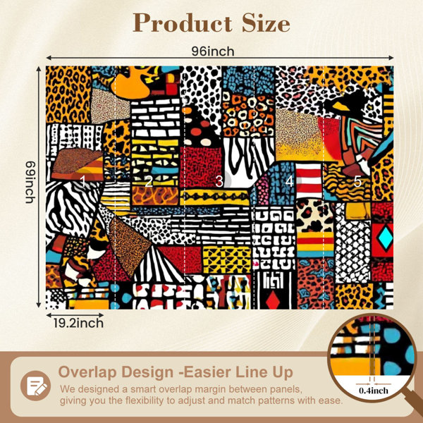 Red Barrel Studio Peel and Stick Wallpaper 96" W x 69" H Modern Self ...