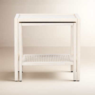 Devin 22" Oak Nesting End Tables