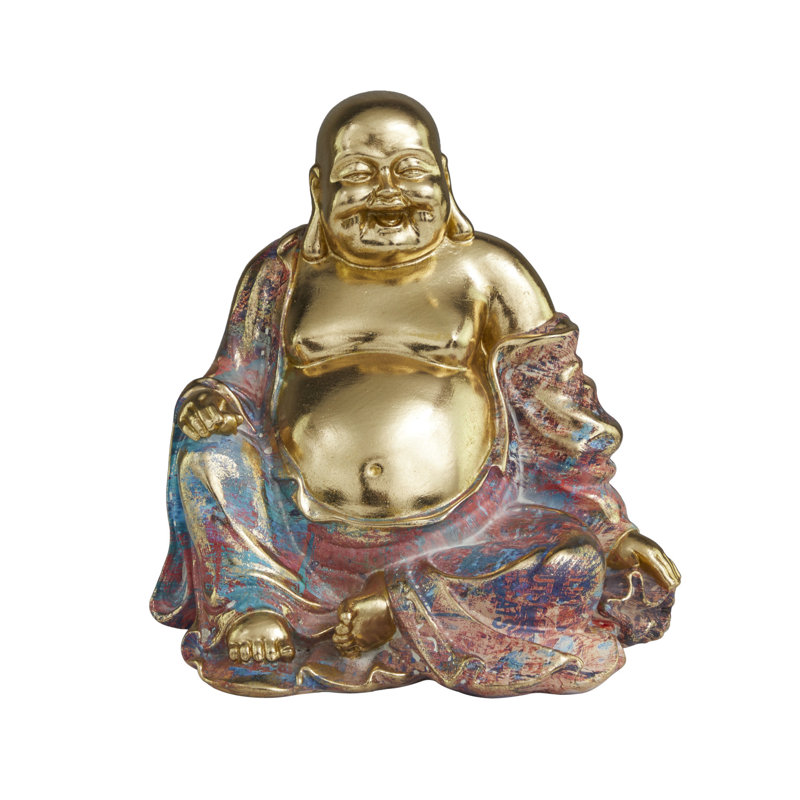 Sculpture Monasha le Bouddha en résine Novogratz
