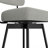 Giselle Swivel Upholstered Contemporary Modern Stool with Footrest-737591763-683203540