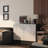 Solid Wood Cabinet with Floating Branch Design