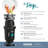 Moen Prep GX PRO Series 1/2HP PRO Garbage Disposal with Power Cord