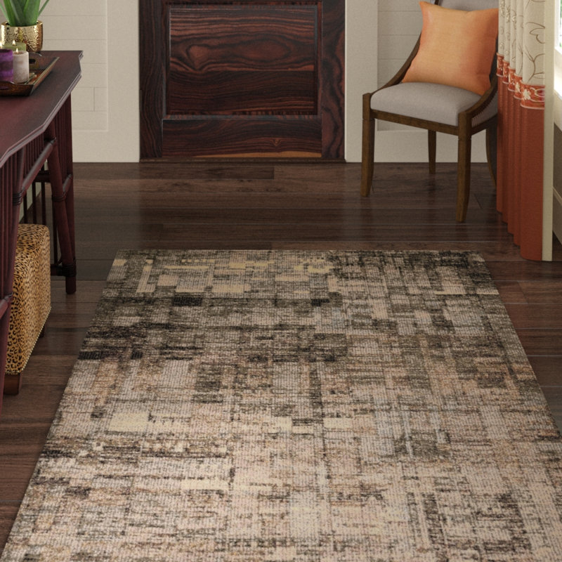 Cantin Abstract Indoor Rug, Rectangle 6'7" x 9'