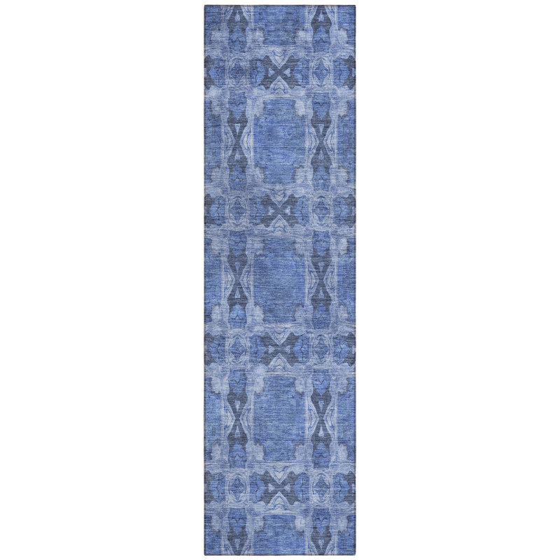 Floral Indoor / Outdoor Rug, Runner 2'3" x 7'6"