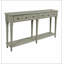 Table de hall d'entrée avec 4 tiroirs, console rétro avec tablette ouverte pour les halls d'entrée, salons-1168964908