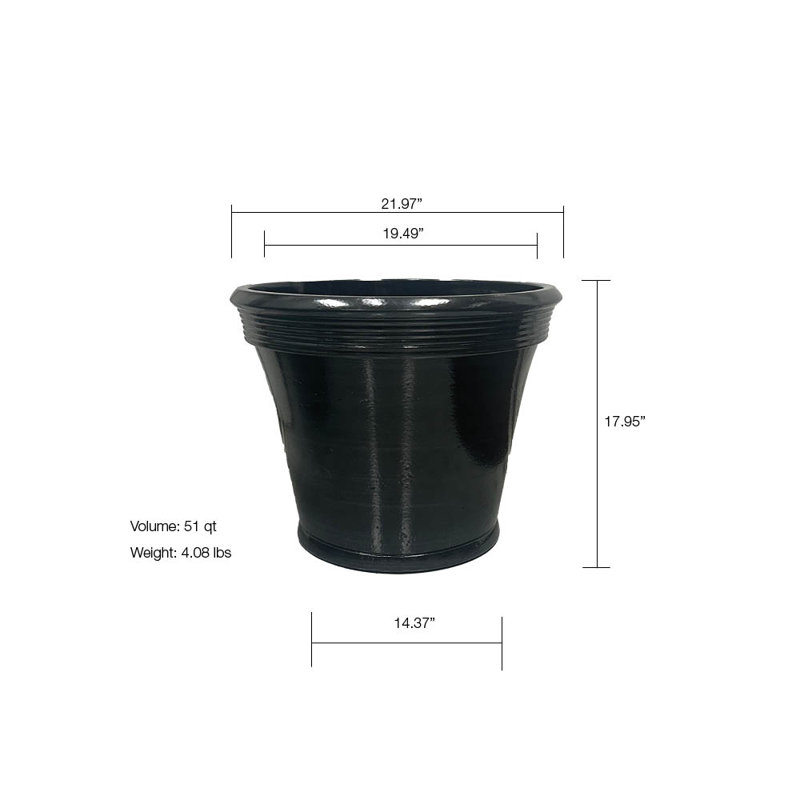 22" Georgetown Seaglass Black, Seaglass Black
