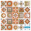 Carreau de mosaïque auto-adhésif en vinyle l 8 po x L 8 po