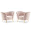 Fauteuil en velours Performance-195537909