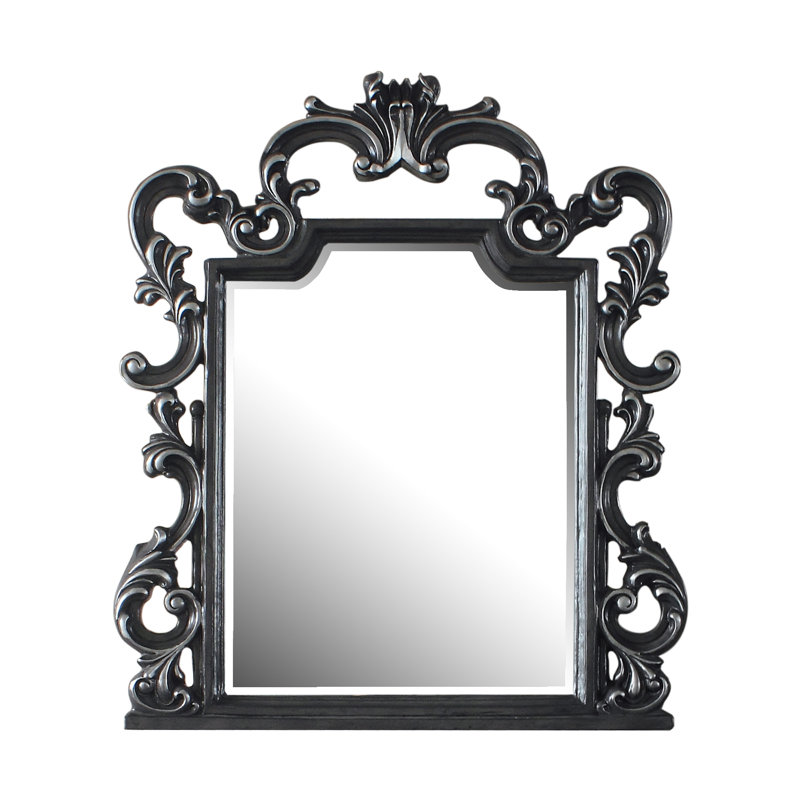 Miroir, finition gris anthracite