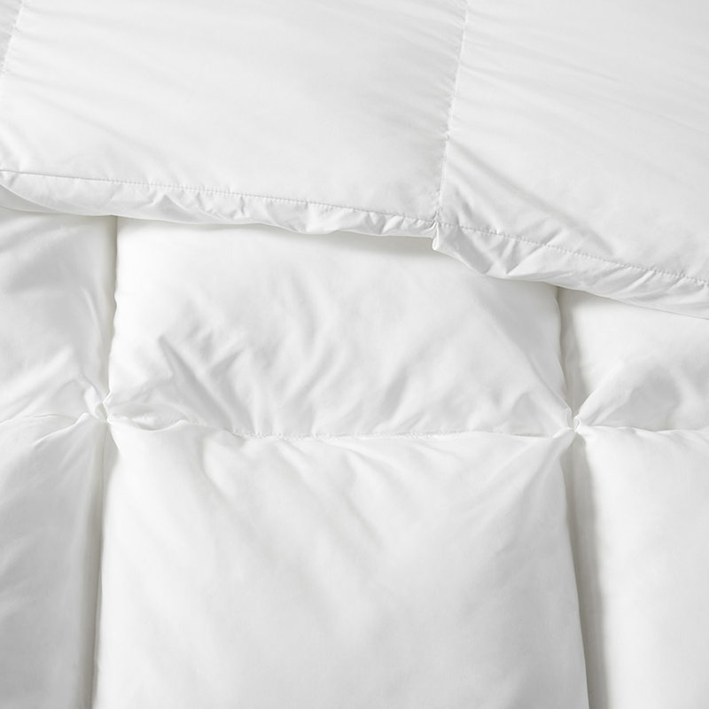 Édredon en duvet synthétique double / grand, 100% microfibre, surpiqûres 3D pour un effet de nuage, distribution de bourre Jump Tack, saisons froides lourdes, boucles d'angle, coussin assorti