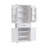 Bathroom Storage Cabinet With Doors And Drawer, Multiple Storage Space, Adjustable Shelves-1311901794