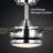 Burslem 56'' Indoor / Outdoor Ceiling Fan with Light and Remote, Color Changing LED, 6-Speed, 4-Blade, Quiet DC Motor – Brushed Nickel with Dark Driftwood Blades-167922980-167922979