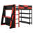 Gaming Loft Bed With Desk & Storage Shelves, Built-In Power Outlets & USB Ports, LED Lights-261104800