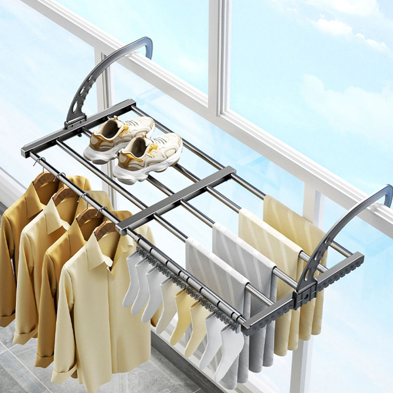 120cm Wall Mounted Clothes Rack