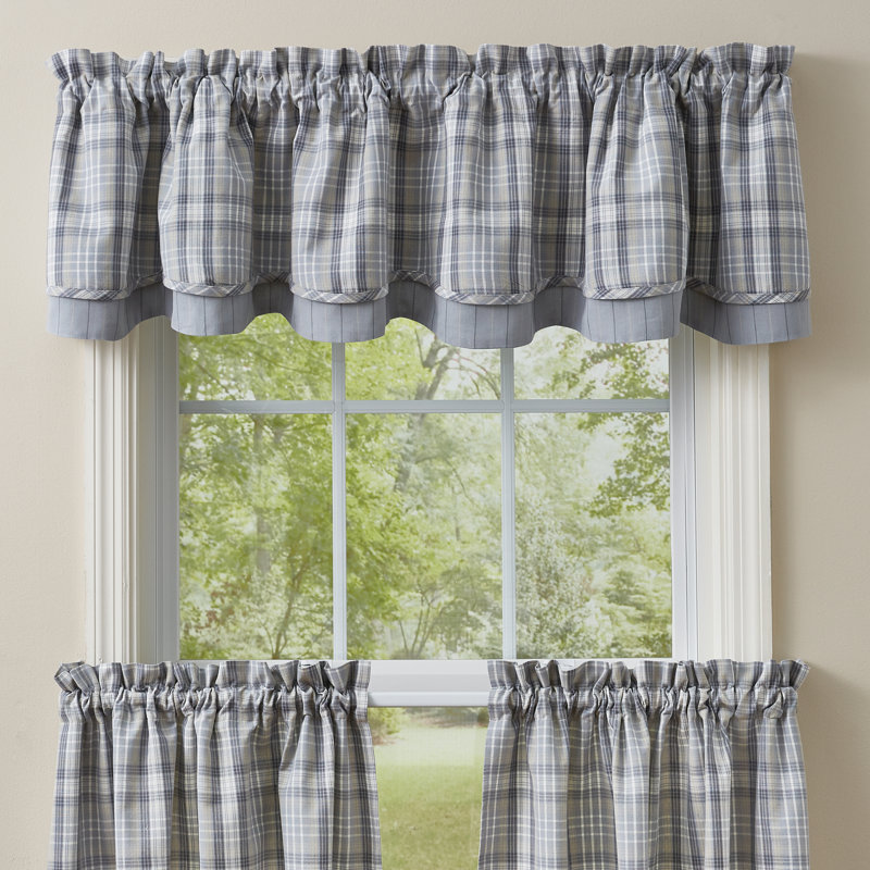 Hartwick Lined Layered Valance 72'' x 16''